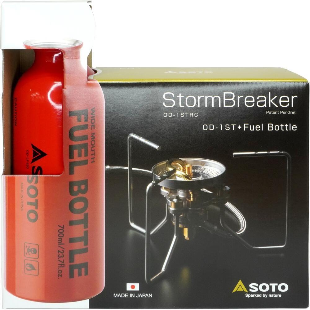 Soto StormBreaker w/Fuel Bottle Red Combo Camping Stove - Hill and Dale Outdoors