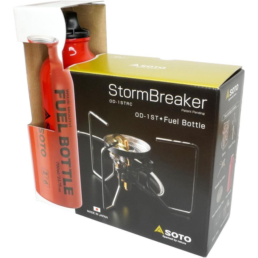 Soto StormBreaker w/Fuel Bottle Red Combo Camping Stove - Hill and Dale Outdoors
