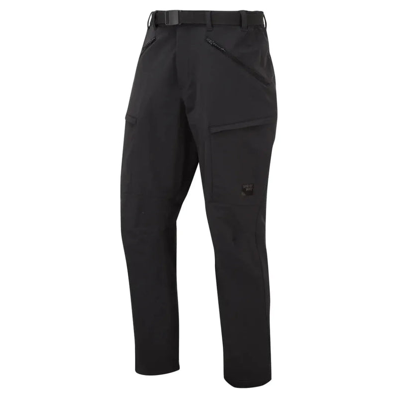 Sprayway Compass Versa Men's Softshell Walking Trousers - Black - Hill and Dale Outdoors