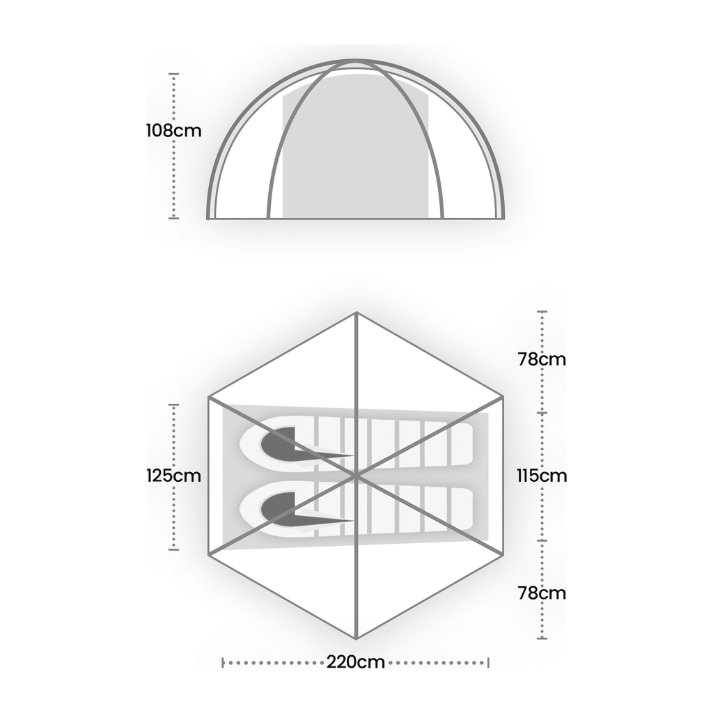 Terra Nova Vault Duo 2 Person Tent - Hill and Dale Outdoors