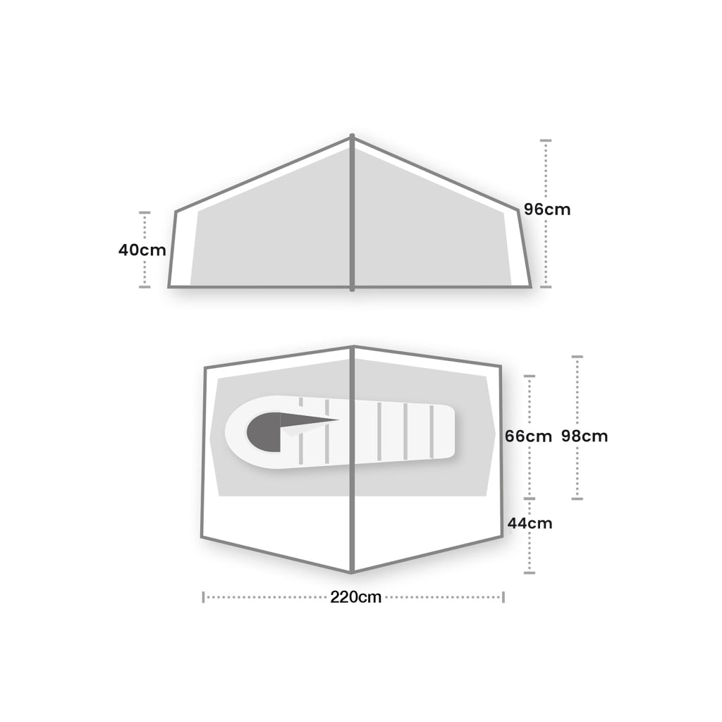 Wild Country Halny Elite 1 Tent - Green - Hill and Dale Outdoors