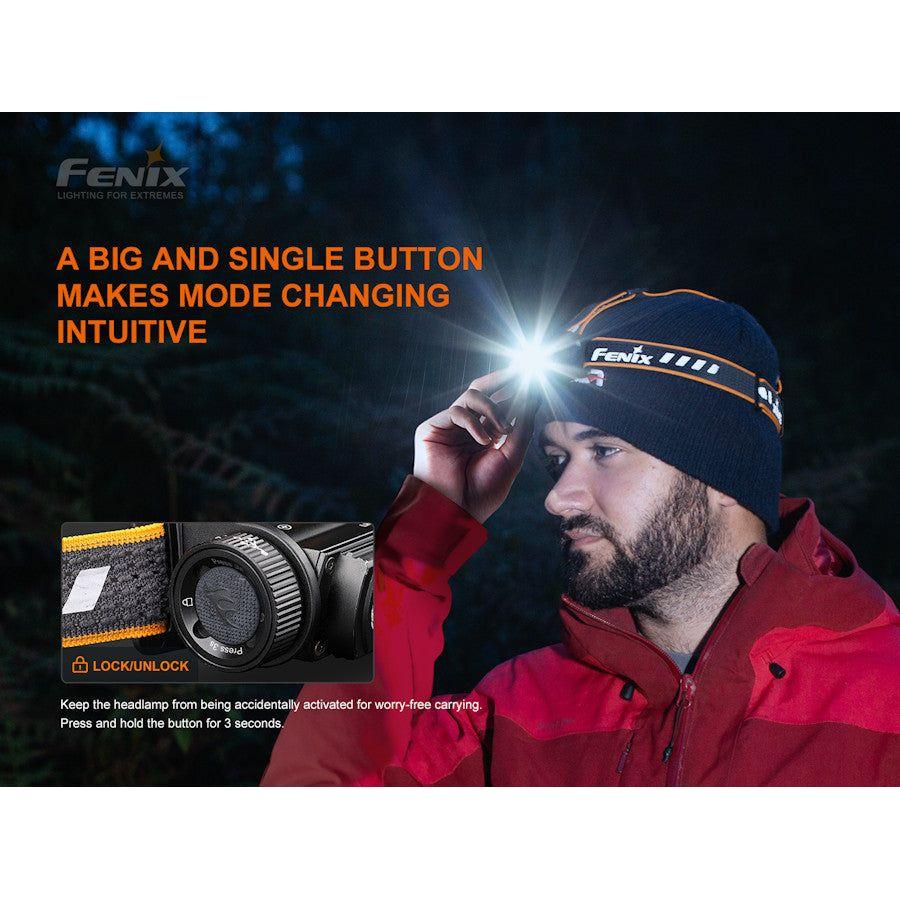 Fenix HM60R 1200 Lumens Rechargeable Headtorch - Hill and Dale Outdoors