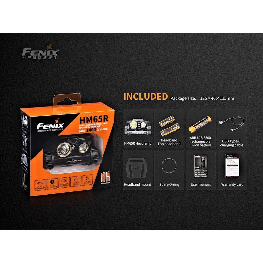Fenix HM65R 1400 Lumens Rechargeable Headtorch - Hill and Dale Outdoors