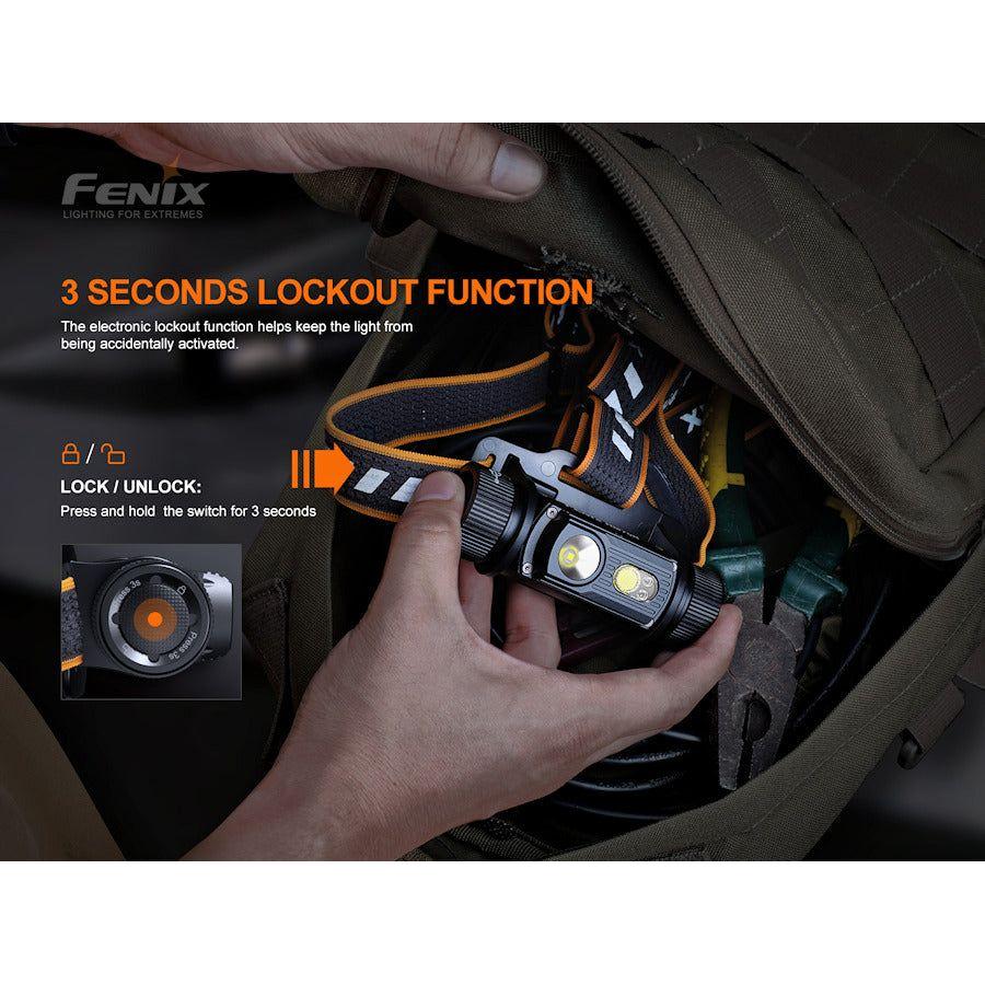 Fenix HM70R 1600 Lumens Rechargeable Headtorch - Hill and Dale Outdoors