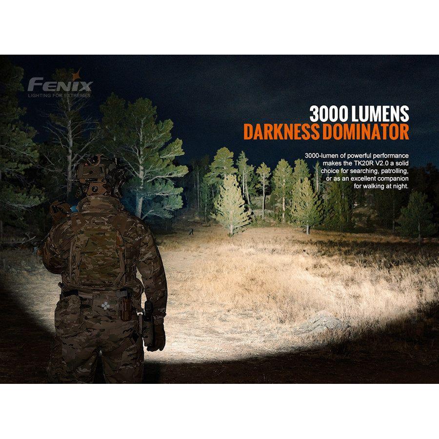 Fenix TK20R V2.0 Tactical Flashlight - Hill and Dale Outdoors