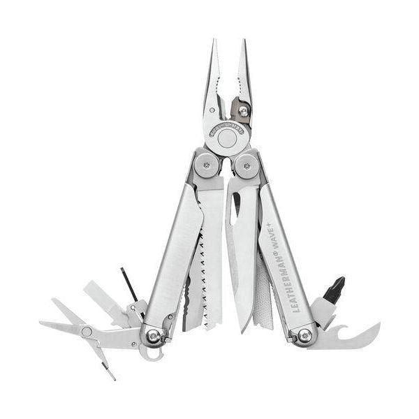 Leatherman Wave Plus Multi Tool with Nylon Sheath - Stainless Steel - Hill and Dale Outdoors