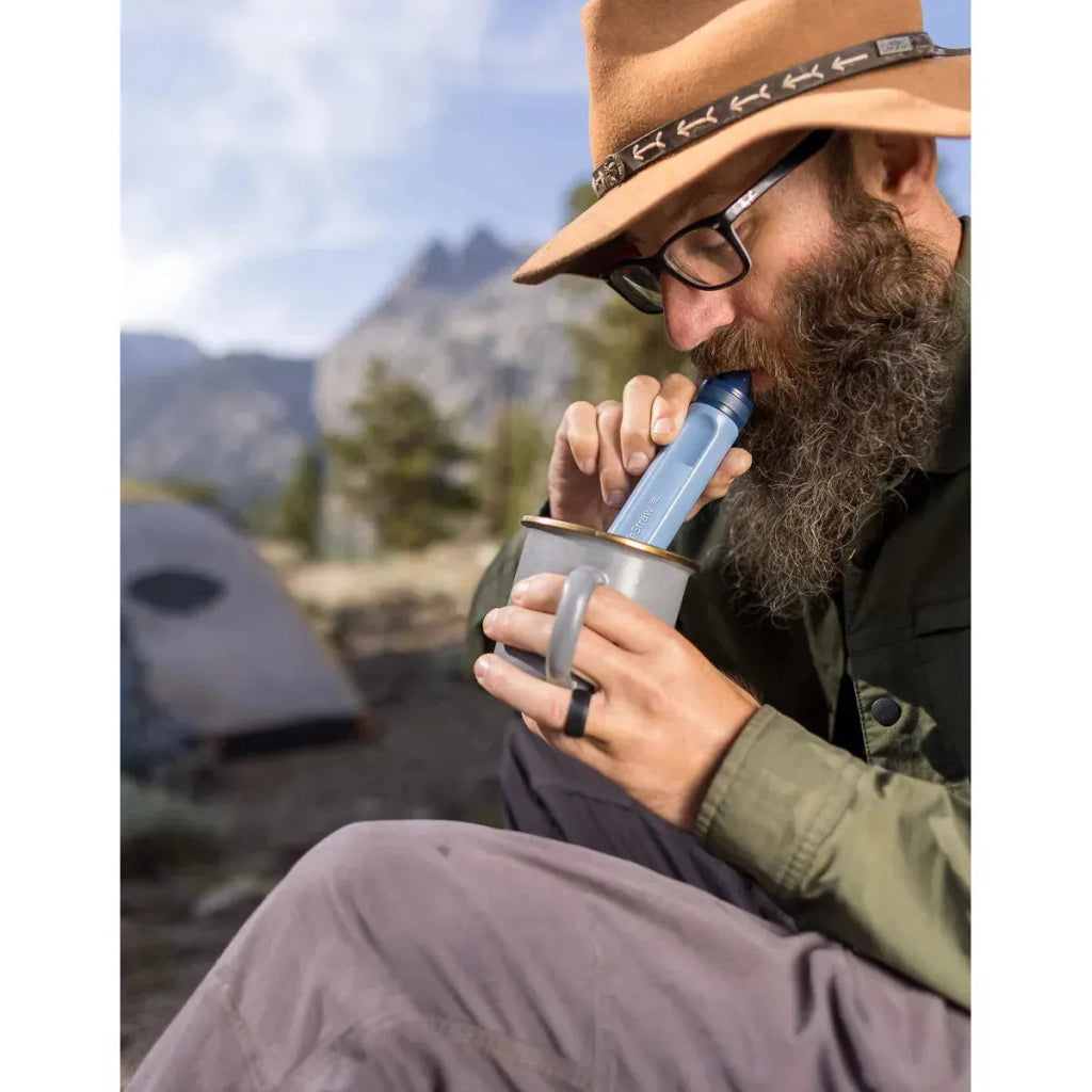 Lifestraw Peak Series Straw - Personal Water Filter - Dark Grey - Hill and Dale Outdoors