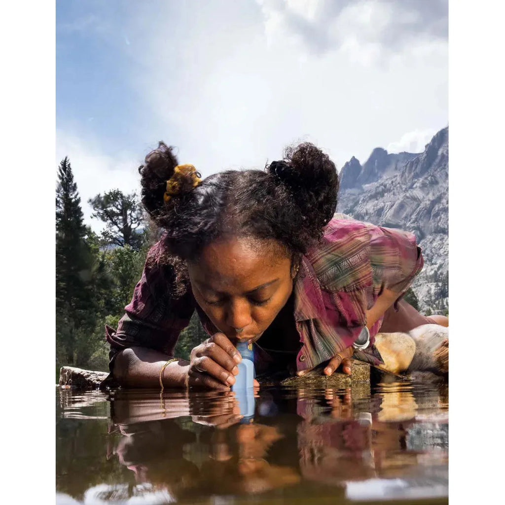 Lifestraw Peak Series Straw - Personal Water Filter - Dark Grey - Hill and Dale Outdoors