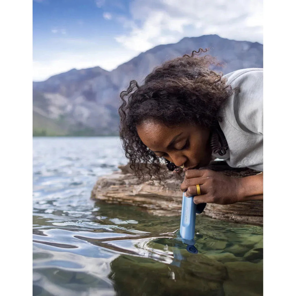 Lifestraw Peak Series Straw - Personal Water Filter - Dark Grey - Hill and Dale Outdoors