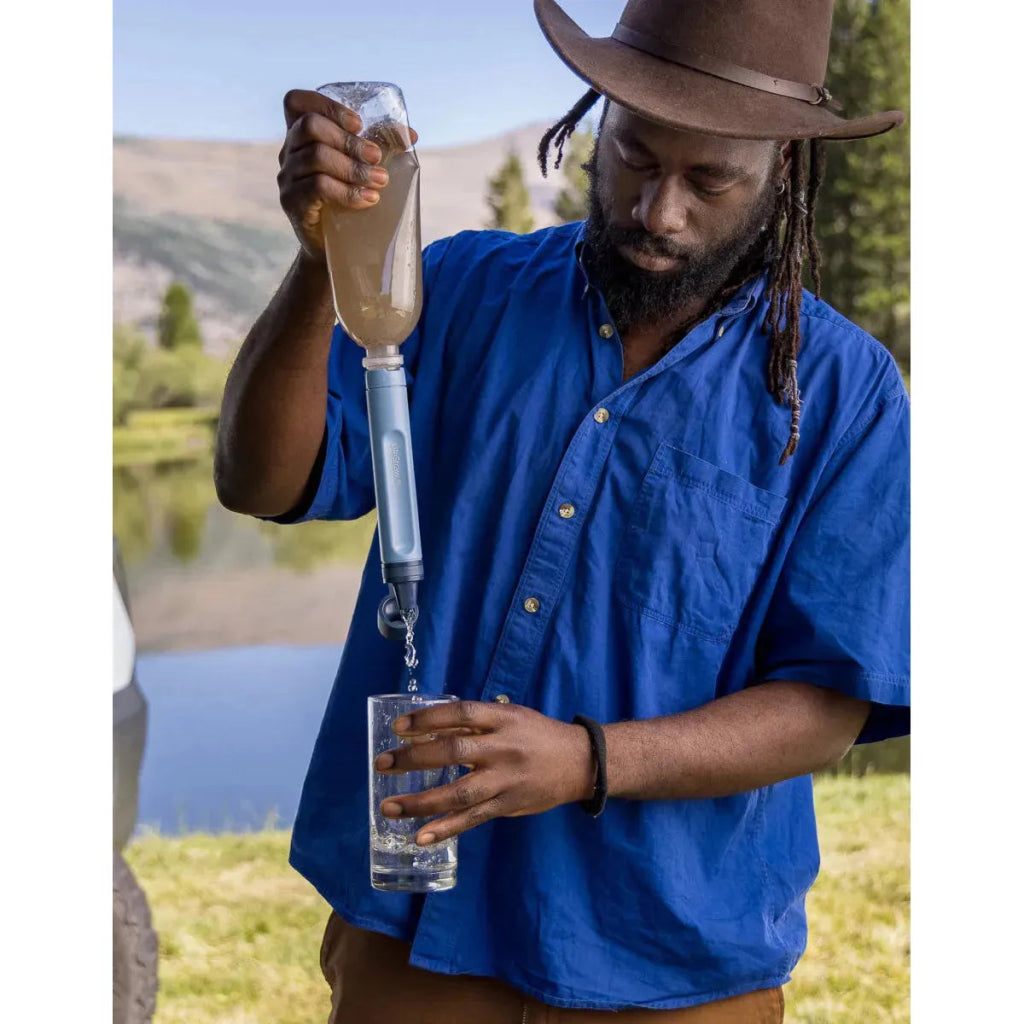 Lifestraw Peak Series Straw - Personal Water Filter - Dark Grey - Hill and Dale Outdoors