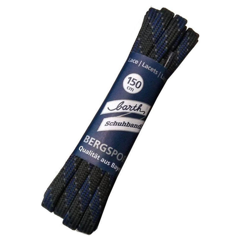 Meindl Boot Laces Black Blue - 150cm - 200cm - Hill and Dale Outdoors