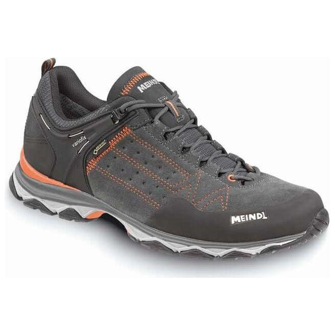 Meindl Ontario GTX Walking Shoes - Grey/Orange - Hill and Dale Outdoors