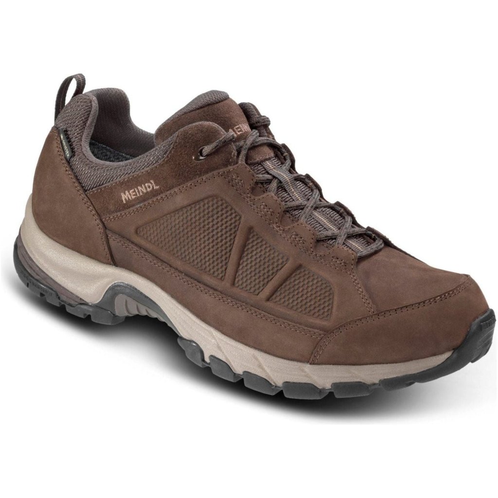 Meindl Orlando GTX Wide Fit Walking Shoe - Dark Brown - Hill and Dale Outdoors