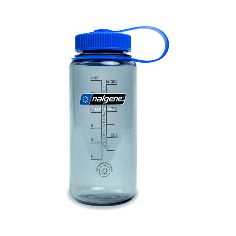 Nalgene Sustain Wide Mouth 0.5L Water Bottle - Grey - Hill and Dale Outdoors