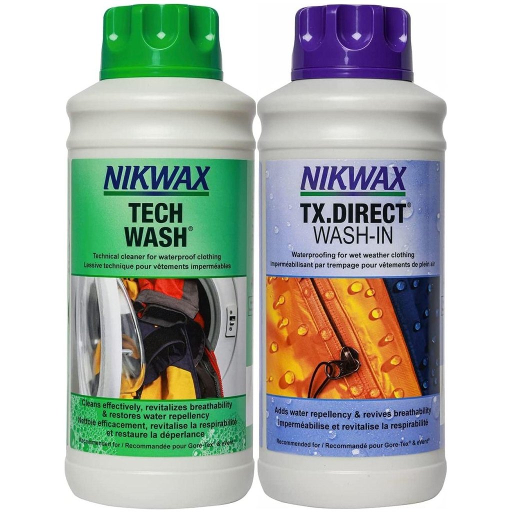 Nikwax Twin Pack - Tech Wash + TX. Direct Wash - In - 1L - Hill and Dale Outdoors