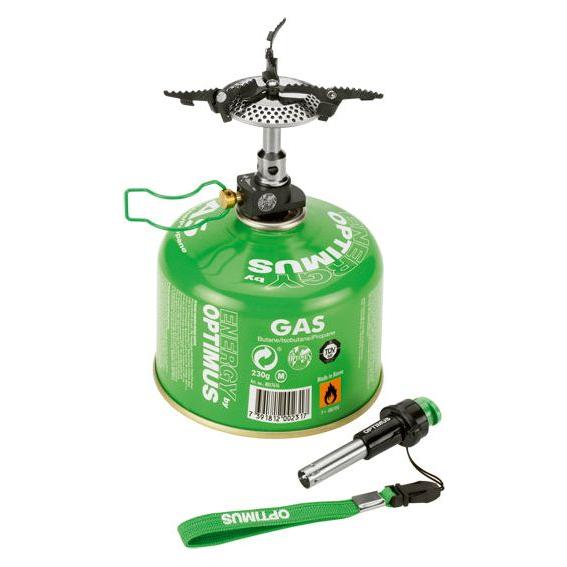 Optimus Crux Lite Lightweight Cooking Stove with Sparky Piezo Ignitor - Hill and Dale Outdoors