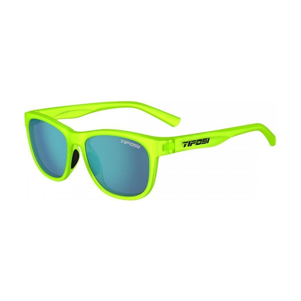 Tifosi Swank Single Lens Sunglasses - Electric Blue/Smoke Bright Blue - Hill and Dale Outdoors