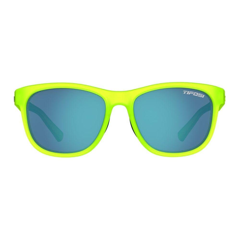 Tifosi Swank Single Lens Sunglasses - Electric Blue/Smoke Bright Blue - Hill and Dale Outdoors